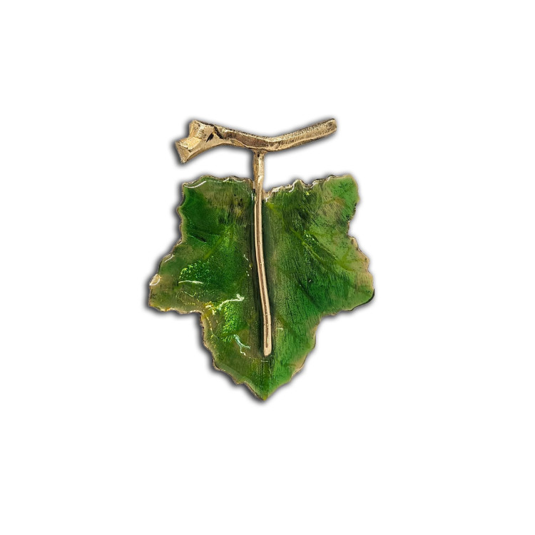 Ciondolo Tralcio di Vite Argento con smalto Ciondolo Tralcio di Vite Argento con smalto