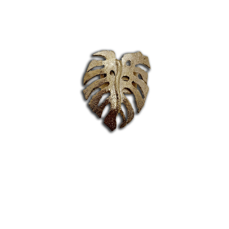 Anello regolabile Monstera (foglia Larga) Bronzo Anello regolabile Monstera (foglia Larga) Bronzo