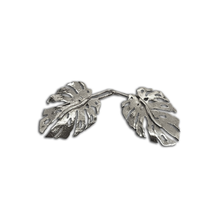 Orecchini Monstera (foglia Lunga) Argento Orecchini Monstera (foglia Lunga) Argento
