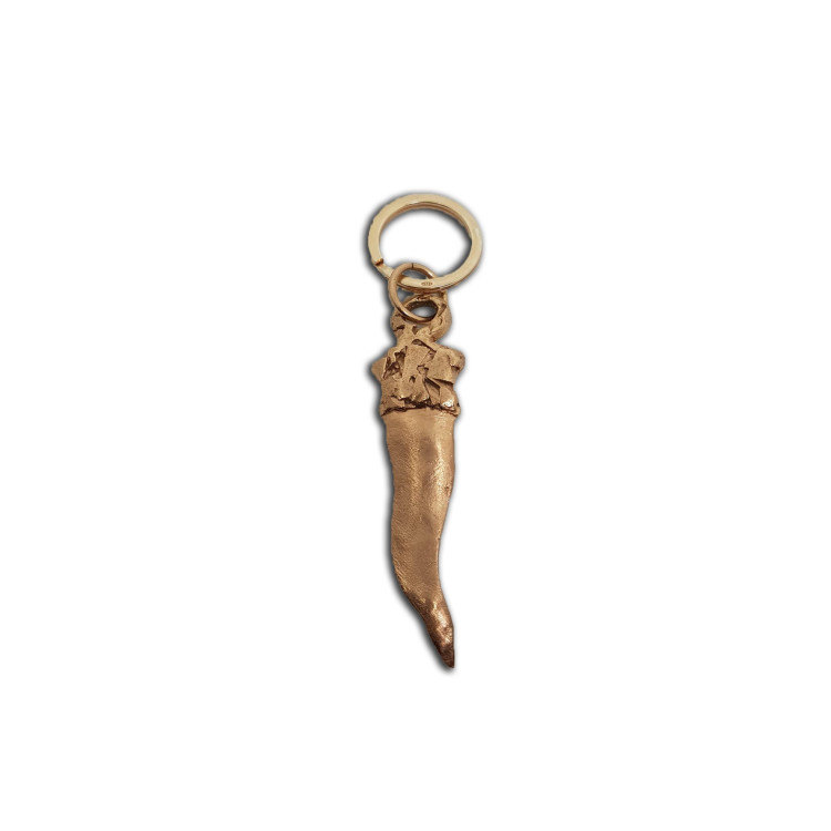 Ciondolo,Portachiavi Corno Bronzo Ciondolo,Portachiavi Corno Bronzo