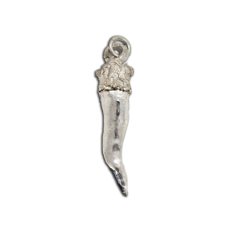 Ciondolo,Portachiavi Corno Argento