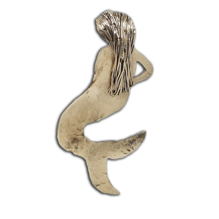 Ciondolo Sirena Bronzo con smalto