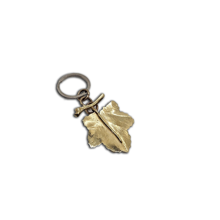 Portachiavi Tralcio di Vite Bronzo